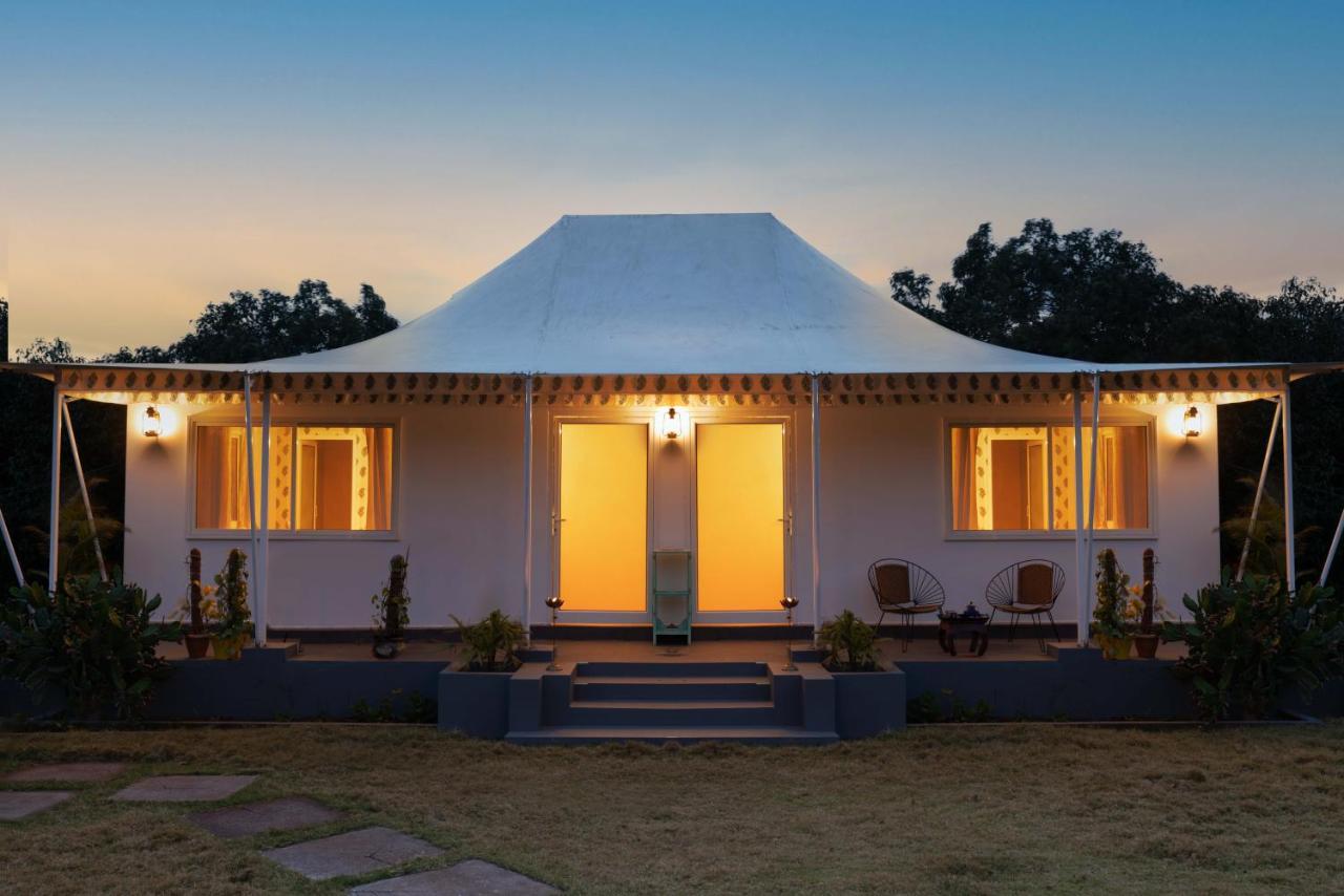 Saffronstays Aatman Tents - Glamping With Al-Fresco Dining Mahābaleshwar Exterior foto